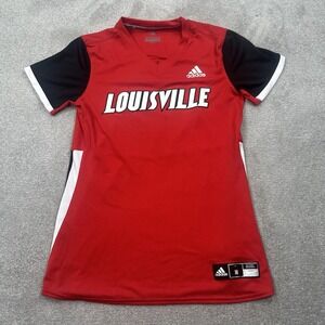 Louisville Cardinals Adidas Women's Softball Jersey Size Med 12-14 Jackson #17